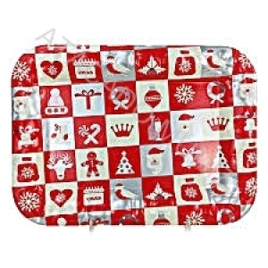 BANDEJA DE NATAL QUADRADA FIGURAS NATALINAS