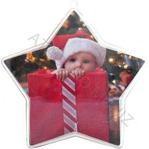 ESTRELA  TRANSPARENTE PARA FOTO