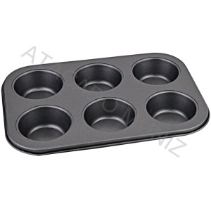 FORMA PARA 6 MUFFINS YAZI ANTIADERENTE 26X18CM