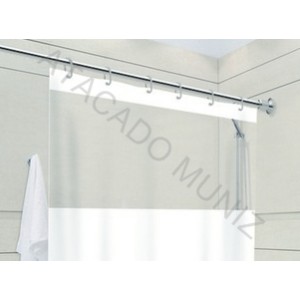 CORTINA PARA BOX PERFETTO VISOR CRISTAL 1,38X2MTS