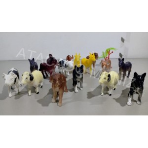 CONJUNTO ANIMAL DA FAZENDA TOYS 17 PECAS