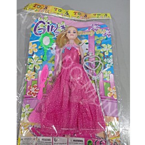 BONECA DE PLASTICO KIT BELEZA 26CM