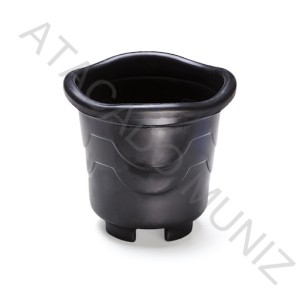 VASO INJEPLASTEC REDONDO GG PRETO