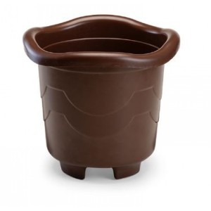 VASO INJEPLASTEC REDONDO MEDIO COFFEE