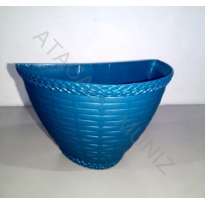 VASO DE PAREDE INJEPLASTEC RATTAN COLOR