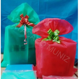 SACO TNT PARA PRESENTE COM LACO VARIAS CORES RM 30X20*