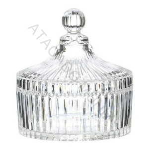 BOMBONIERE DE VIDRO WESTERN RELEVO NATALIA