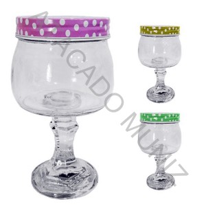 BOMBONIERE DE VIDRO COM PE