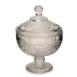 BOMBONIERE DE VIDRO RELEVO VERONA COM PE