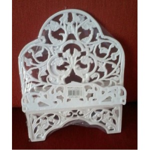 PORTA BIBLIA BRANCO DE PLASTICO