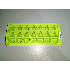 FORMA DE GELO EASY ESTRELA TRIANGULO E CORACAO