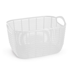 CESTO DE ORGANIZACAO VIME NITRON MEDIO BRANCO