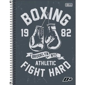 CADERNO ATHLETIC FIGHT HARD D+ 16 MATERIAS