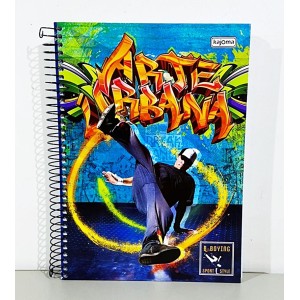 CADERNO ARTE URBANA 10 MATERIAS KAJOMA