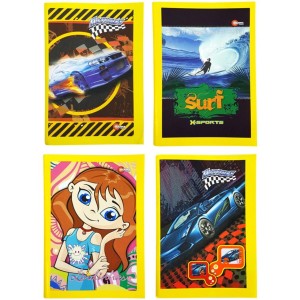 CADERNO BROCHURA 96 FOLHAS 1/4 BROCHURA MAXIMA