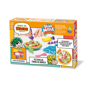 PIZZARIA DIVERTOYS TURMA DA MONICA DIVER MASSA