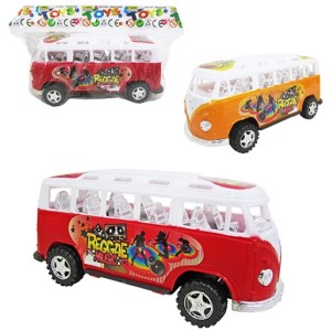 BRINQUEDO ONIBUS DE PLASTICO COM MOTOR TOY KING A FRICCAO