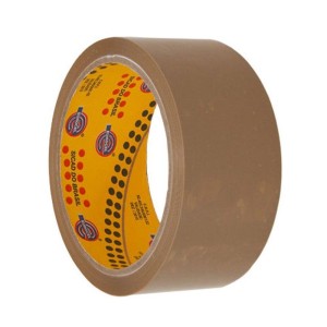 FITA ADESIVA TRANSPARENTE AMARRONZADA 45MMX40M