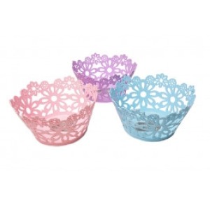 CESTA DE PLASTICO COLORIDO PEQUENO