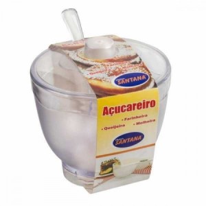 ACUCAREIRO DE ACRILICO COM COLHER SANTANA