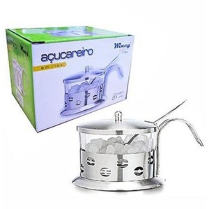 ACUCAREIRO WINCY 190ML VIDRO INOX