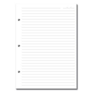 CADERNO PARA FICHARIO RENOVO BRANCO