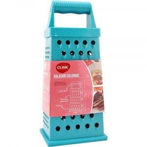 RALADOR CLINK NETAL PLASTICO CORES 10,5X8X24CM