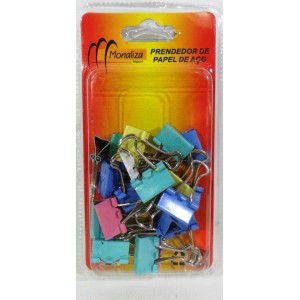 PRENDEDOR DE PAPEL 20 PECAS MONALIZA